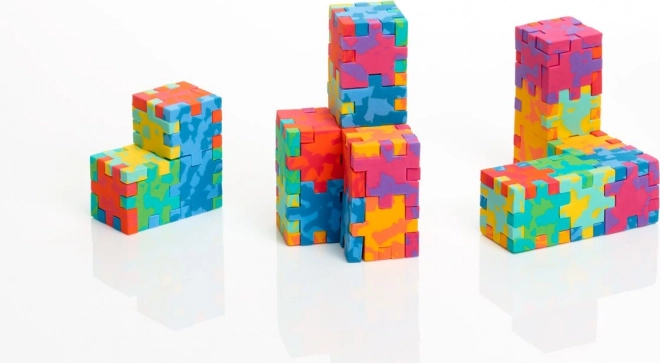 cuburi puzzle 3D Happy Cube Pro din spumă, set de 6