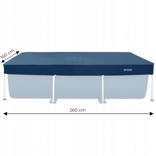 Prelată de acoperire pentru piscină cu cadru 2,6 x 1,6 m Intex