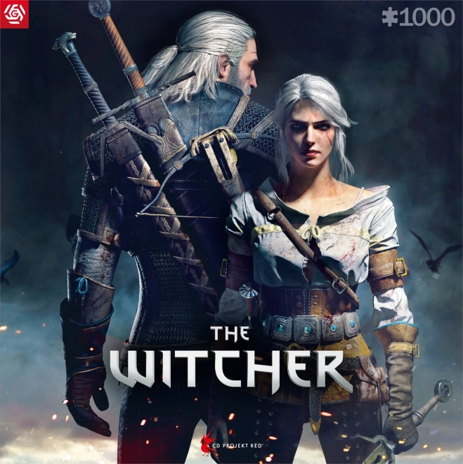 Puzzle Witcher - Geralt și Ciri 1000 de piese