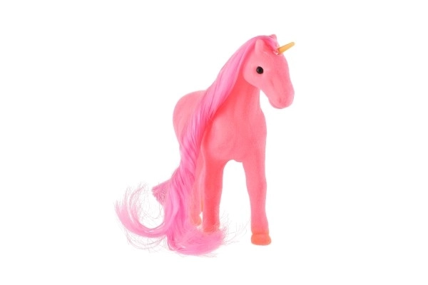 Unicorn de pluș cu pieptene 14cm