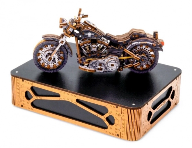 Puzzle 3d lemn motocicletă cruiser ediție limitată
