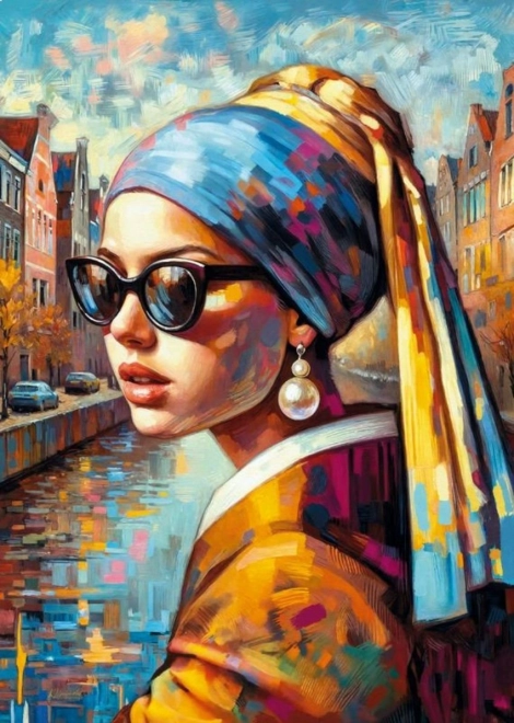 Cherry Pazzi Puzzle Fata cu perlă 1000 de piese