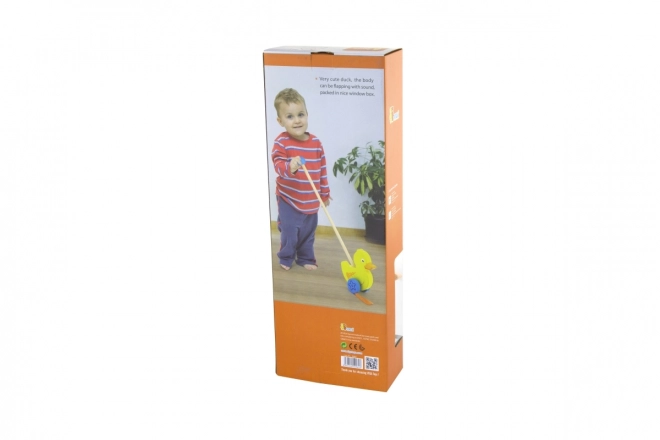 Pinguin împingător din lemn Viga Toys