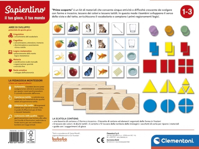 Set Educațional Clementoni Montessori: Primele Descoperiri