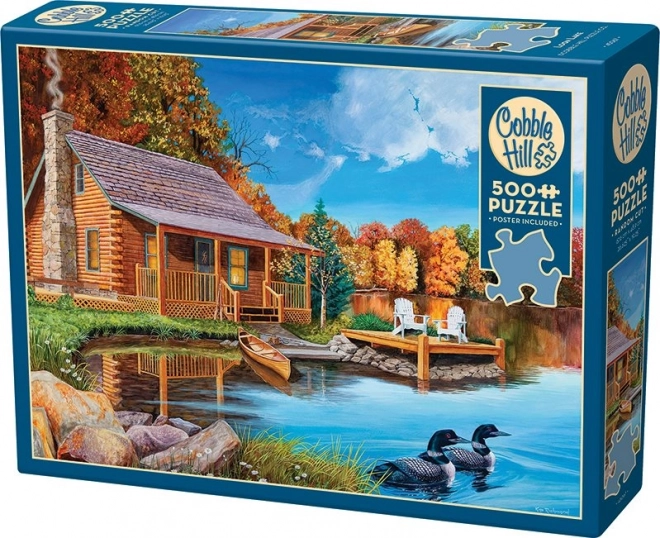 Puzzle Jezero Potáplic 500 Piese Cobble Hill