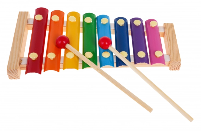 Set instrumente muzicale din lemn pentru copii 2+ cu rucsac