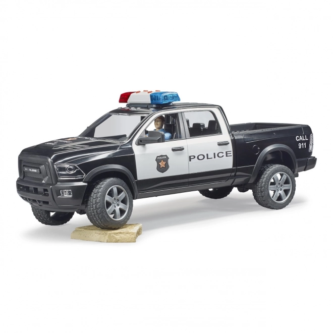 Mașină de poliție RAM cu polițist Bruder