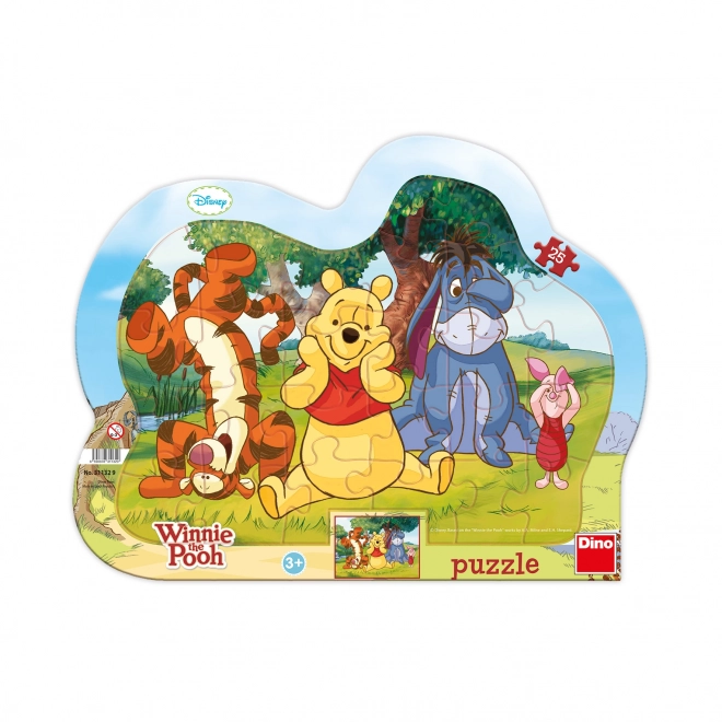 Puzzle DINO cu Ursulețul Winnie de 25 piese