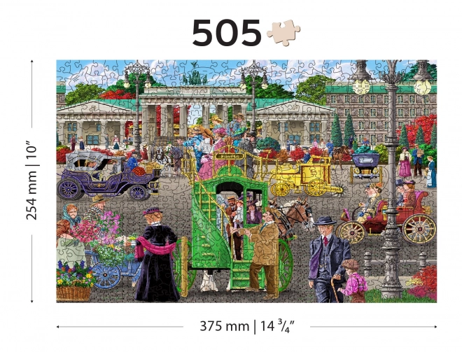 Puzzle 3D lemn Piața Paris din Berlin