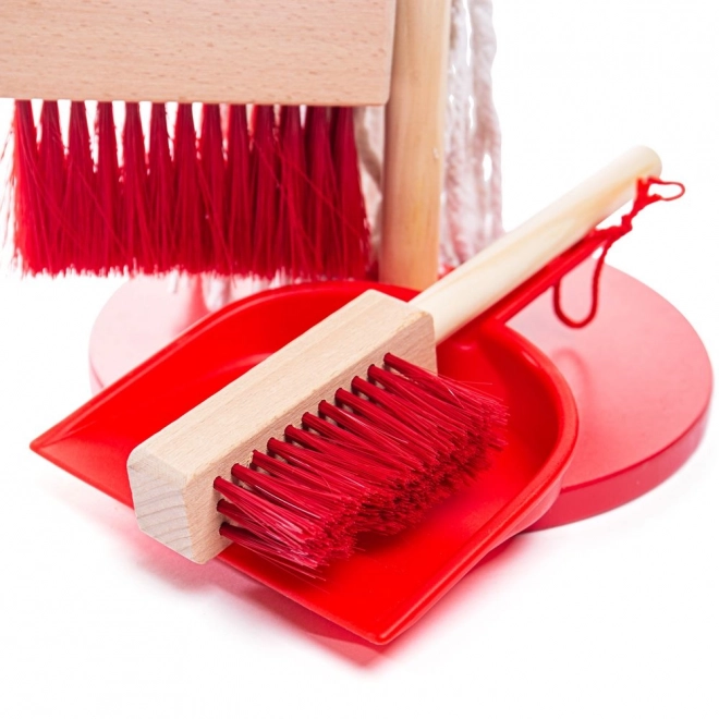 Set de curățenie roșu Bigjigs Toys