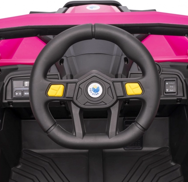 Automobil electric pentru copii Buggy Madman UTV-MX roz