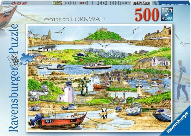 Puzzle RAVENSBURGER Evadare în Cornwall 500 piese