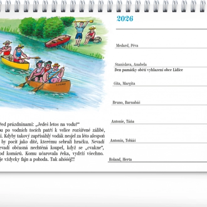 Calendar de birou Hobby-ul nostru 2026