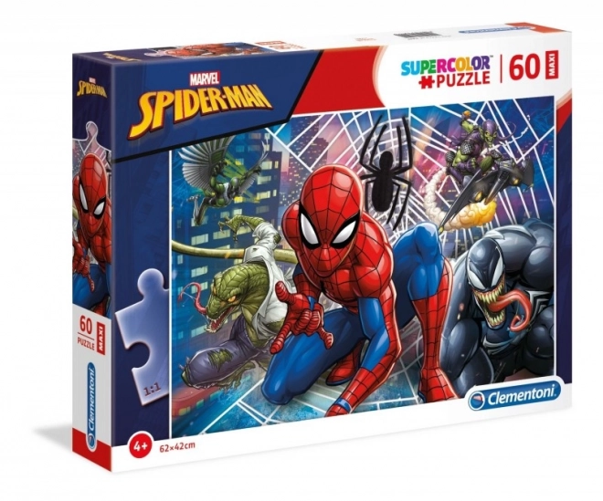 Puzzle Maxi 60 piese Super Color - Spider-Man