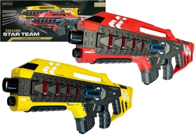 Set de Puști Laser Tag pentru 4 Echipe în Două Culori