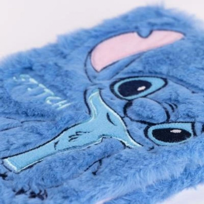Jurnal plușat Stitch