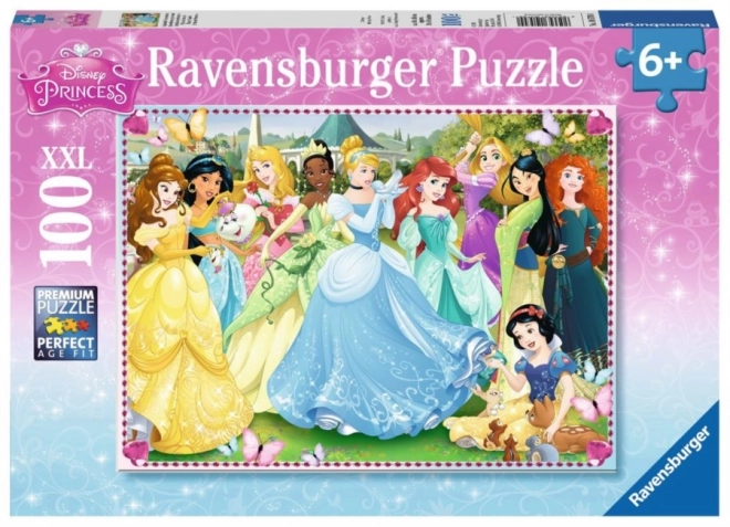 Puzzle cu prințesele Disney Ravensburger 100 de piese