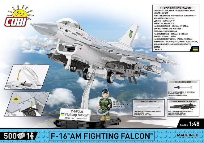 Set de construcție F-16 Fighting Falcon Ucraina