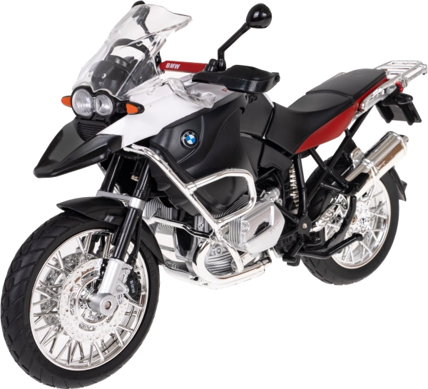 motocicletă bmw r 1200 gs model 1:9 rastar – Alb