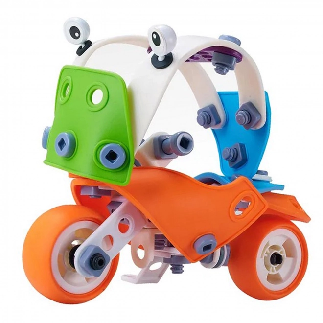 Set construcții vehicule 5 în 1 WOOPIE