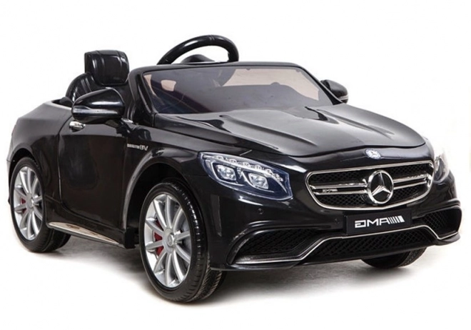 Mașină electrică Mercedes S63 AMG vopsită negru