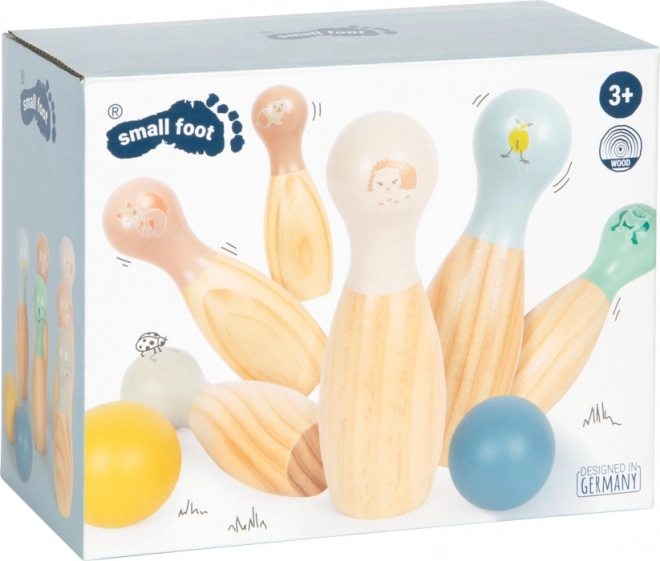 Garden Buddies joc de bowling din lemn Small Foot