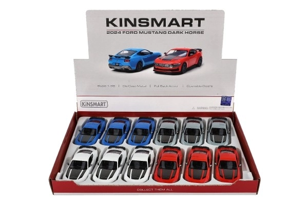 Auto Kinsmart 2024 Ford Mustang Dark Horse