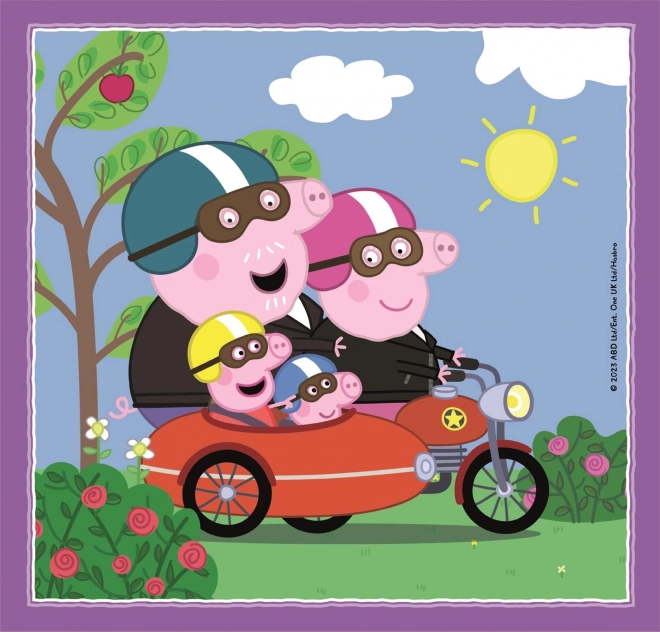 Puzzle Peppa Pig 3x48 piese de la Clementoni