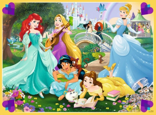 puzzle ravensburger prințesele disney: visul curajos xxl