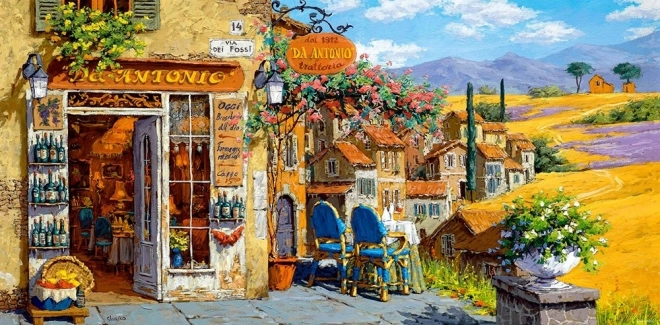 Puzzle cu motivul culorilor Toscane