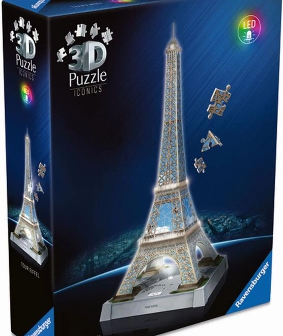 Model iluminat al Turnului Eiffel din seria Iconics cu LED