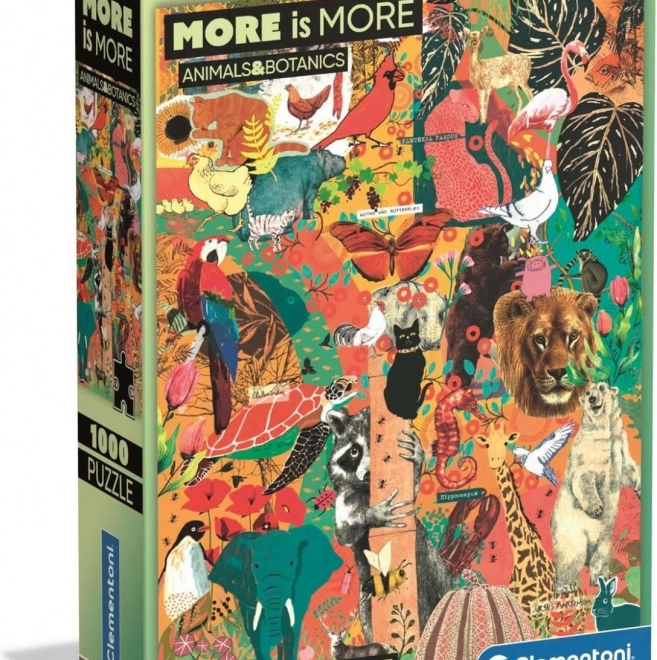 Clementoni Puzzle More is More: Animale și plante 1000 de piese