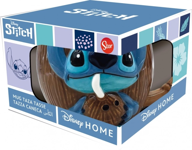 Cana 3D cu personajul Stitch