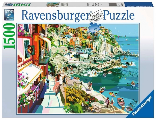 Puzzle Ravensburger 1500 de Piese Cinque Terre