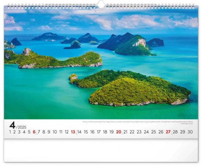 Calendar de perete Mare 2025