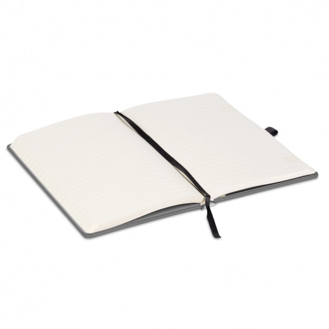 Caiet NOTIQUE negru-gri cu linii 13 x 21 cm