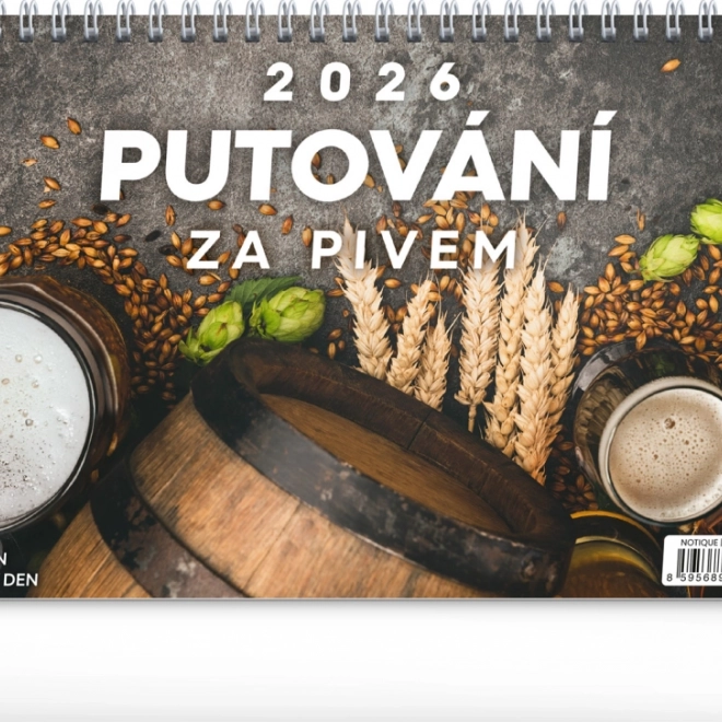 Calendar de masă Călătorii pentru Bere 2026