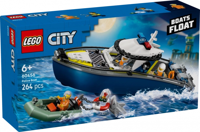 LEGO City Urmărire în barca poliției