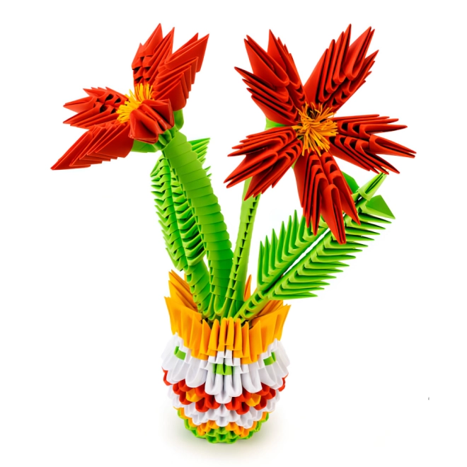 Flori decorative în vază