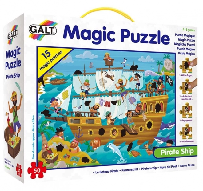 Puzzle magic cu corabia piraților de la Galt