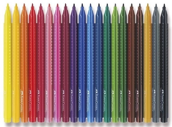 Set 20 markere ergonomice Faber-Castell