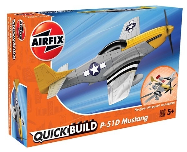 Model avion Mustang P-51D Quickbuild