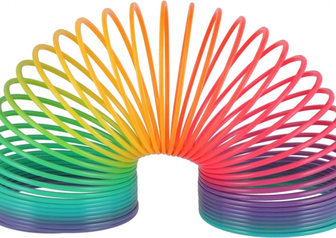 Spirală plastică curcubeu jucărie