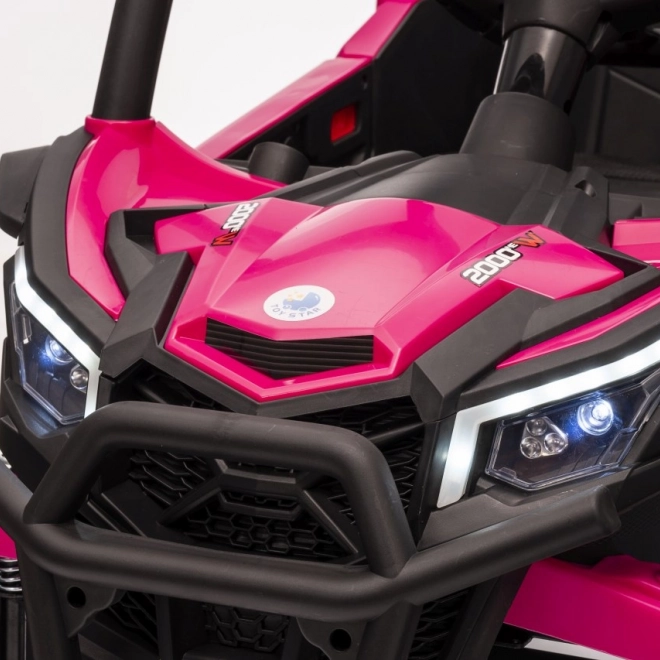 Automobil electric pentru copii Buggy Madman UTV-MX roz