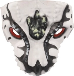 Dinozaur mască din spumă 20x19 cm diverse tipuri pentru carnaval