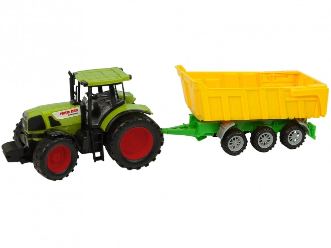 Tractor cu remorcă de jucărie