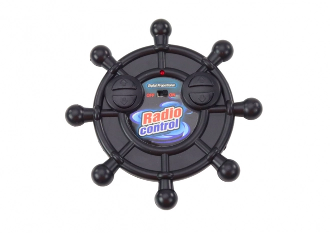 Barcă Poliție Control Radio Albastră