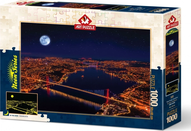 Puzzle iluminat Trei Poduri, Bosfor 1000 de piese