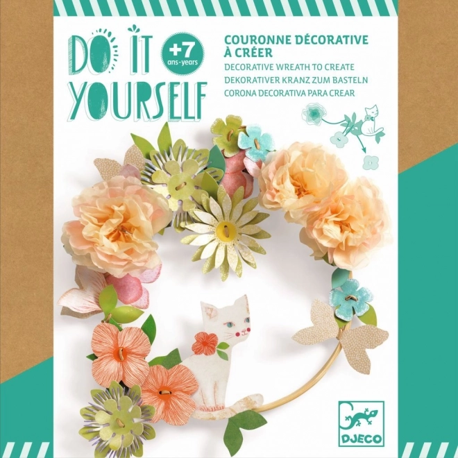 Djeco diy coroană cu flori Dalia