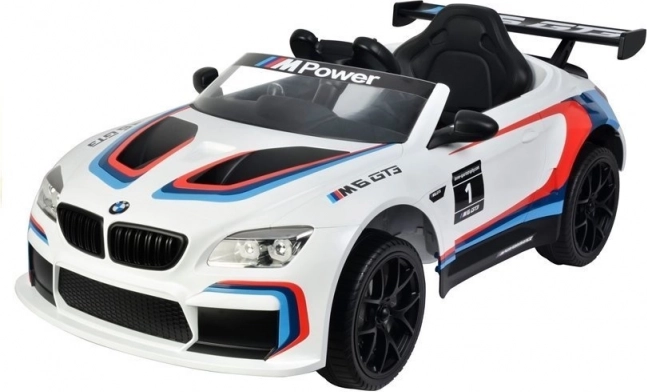 Mașină cu baterii BMW M6 GT3 Albă